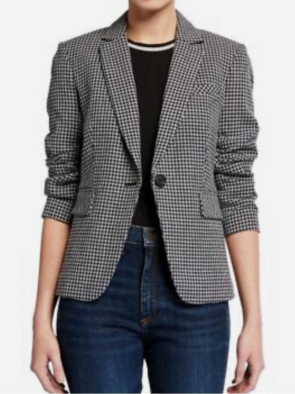Veronica Beard Women's Schoolboy Checkered Blazer Size 2 Like New
